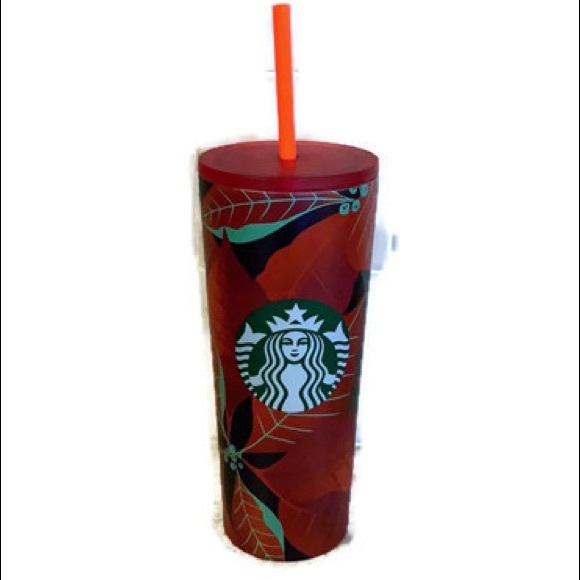 Starbucks Accessories - Starbucks poinsettia tumbler